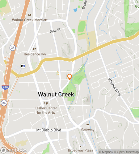 Карта пешеходного квеста «Исследуй и обожай» Уолнат-Крик