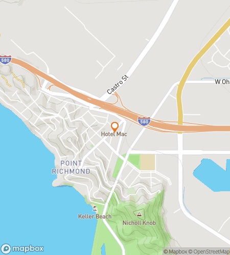 Map of scavenger hunt walking tour for El Cerrito‘s Quirky Quest