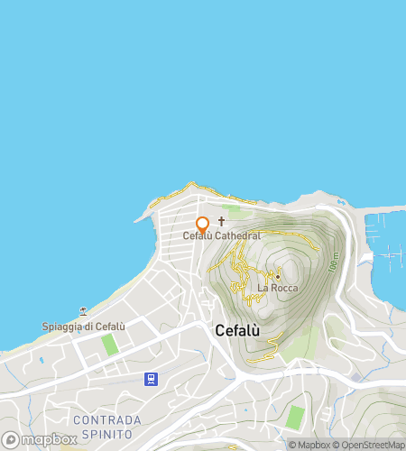 Map of scavenger hunt walking tour for Sea You in Cefal&ugrave;&colon; The Coastal Quest