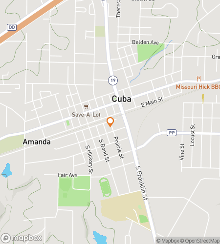 Map of scavenger hunt walking tour for Cuba‘s Mural Marvels Hunt