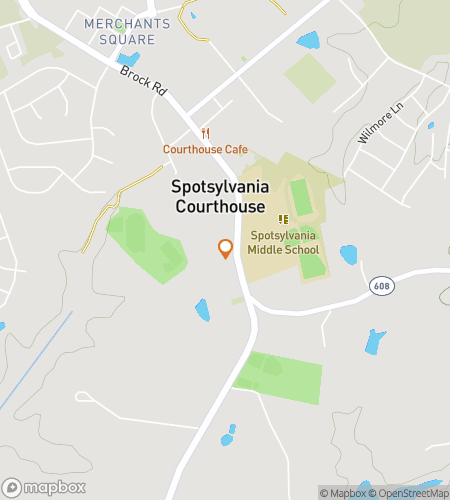 Map of scavenger hunt walking tour for Spotsy‘s Dazzling Downtown Dash