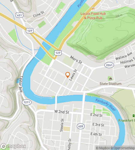 Χάρτης περιπάτου με κυνήγι θησαυρού για το "Frankfort's Funtastic Treasure Hunt"