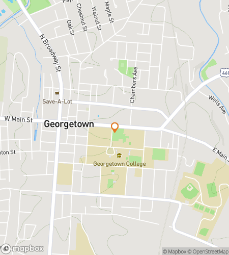 Map of scavenger hunt walking tour for Georgetown Galloping Giddies