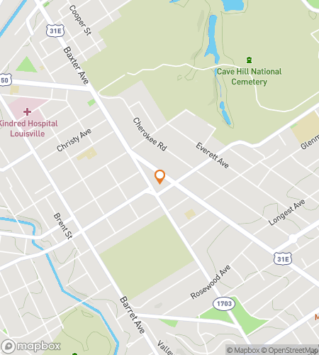 Χάρτης περιήγησης με τα πόδια για κυνήγι θησαυρού για το 'Lets Live it up, Louisville'