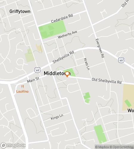 Map of scavenger hunt walking tour for Middletown Scavenger Hunt