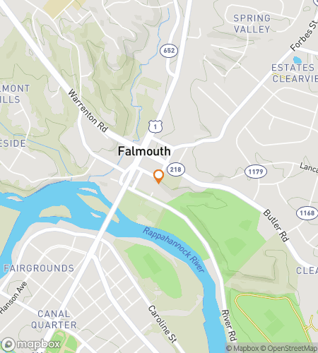 Mappa del tour a piedi con caccia al tesoro per The Great Falmouth Footventure