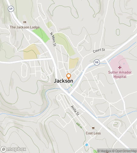 Jack'in Neşeli Jackson Macerası için hazine avı yürüyüş turu haritası