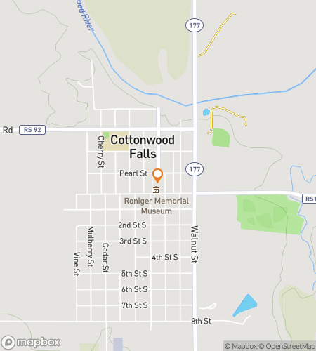 Map of scavenger hunt walking tour for Cottonwood Caper: Downtown Dash