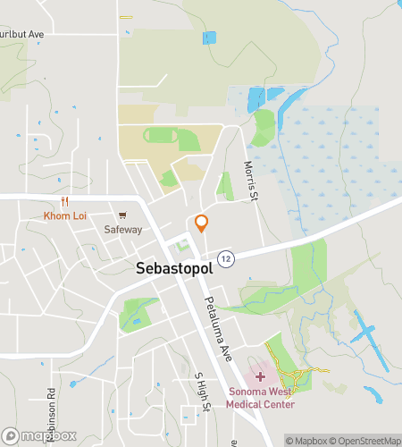 Map of scavenger hunt walking tour for Sebas-to-Go! Exploring Sebastopol