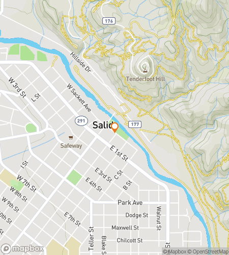 Map of scavenger hunt walking tour for 'S' Marks the Spot