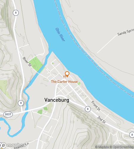 Map of scavenger hunt walking tour for Vanceburg‘s Victorious Ventures