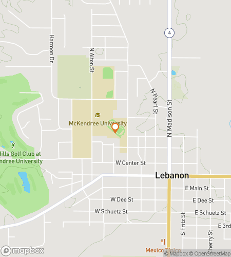 Bearcat Tracks: The McKendree University Clue Hunt 스캐빈저 헌트 도보 투어 지도