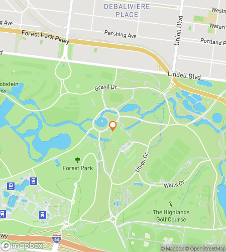 Map of scavenger hunt walking tour for Forest Park Scavenger Hunt Adventure