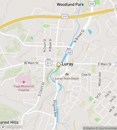 Map of scavenger hunt walking tour for Lurays Adventure Extravaganza!