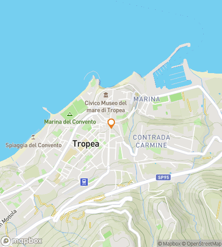 Map of scavenger hunt walking tour for The Jewel of Calabria: Hidden Wonders of Tropea