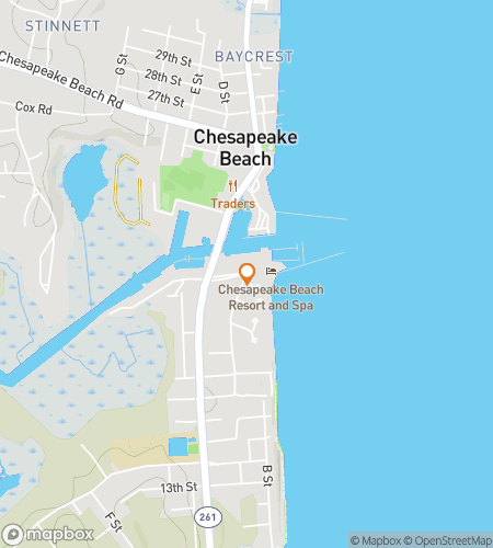 Hartă tur ghidat cu vânătoare de comori pentru "Farmecul Chesapeake & Misiunea de Coastă"