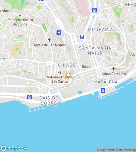 Térkép a kincsvadászat sétamarkhoz a Boo!levard of Lisbon-hoz