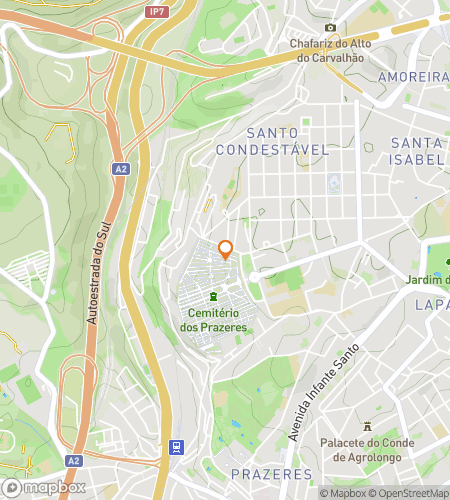 Map of scavenger hunt walking tour for Friedhof Scavenger Hunt