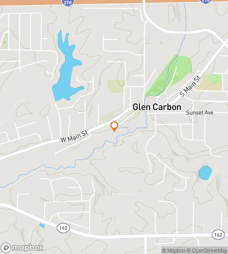 Kävelykierroksen aarteenmetsästyskartta Glen Carbonin Coal-tastic Questille