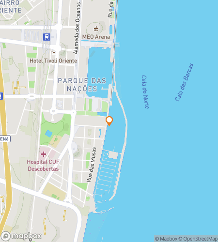 Map of scavenger hunt walking tour for  Cabo Ruivo Scavenger Hunt