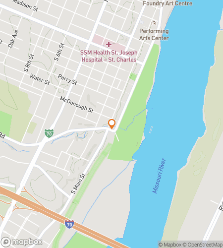 Saint Charles Missouri Bar Hunt i&ccedil;in Scavenger Hunt Y&uuml;r&uuml;y&uuml;&scedil; Turu Haritas&inodot;