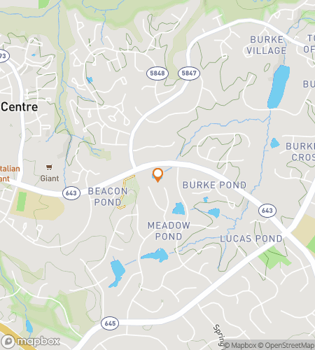 Karte der Schnitzeljagd-Wandertour f&uuml;r Burke&colon; Park It Right Here