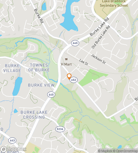 Map of scavenger hunt walking tour for Burke: Park It Right Here