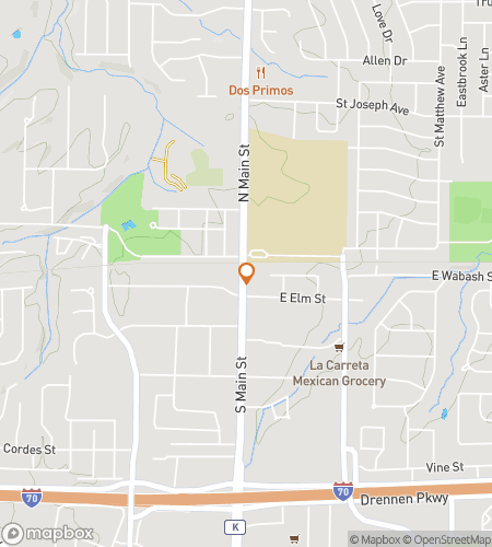 Map of scavenger hunt walking tour for O'fallon Scavenger Hunt