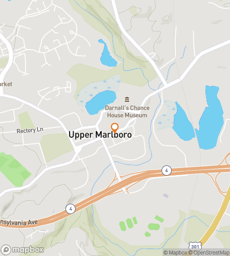 Map of scavenger hunt walking tour for Upper Marlboro Scavenger Hunt