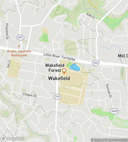 उत्तरी वर्जीनिया कम्युनिटी कॉलेज हंट के लिए स्कैवेंजर हंट वॉकिंग टूर का नक्शा