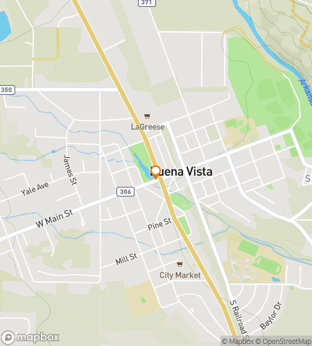 Map of scavenger hunt walking tour for Bountiful Buena Vista