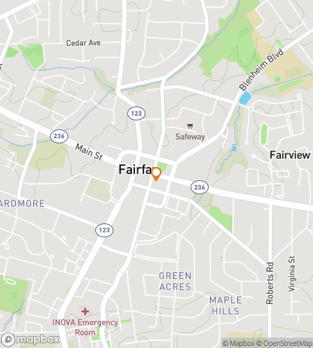 خريطة جولة مشي البحث عن الكنز لجولة البحث عن الكنز في فيرفاكس