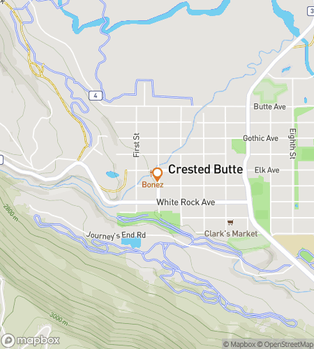 Crested Butte Scavenger Hunt i&ccedil;in hazine av&inodot; y&uuml;r&uuml;y&uuml;&scedil; turu haritas&inodot;
