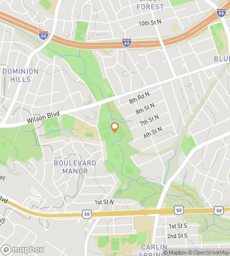 Map of scavenger hunt walking tour for Seven Corners Scavenger Spectacular