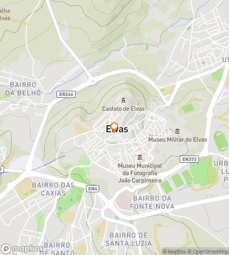 Map of scavenger hunt walking tour for Viva Elvas! The Great Escape