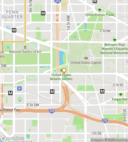 Map of scavenger hunt walking tour for Washington, D.C. Audio Tour Adventure