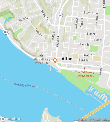 Map of scavenger hunt walking tour for Clue-Chasing At the Mighty Mississippi!