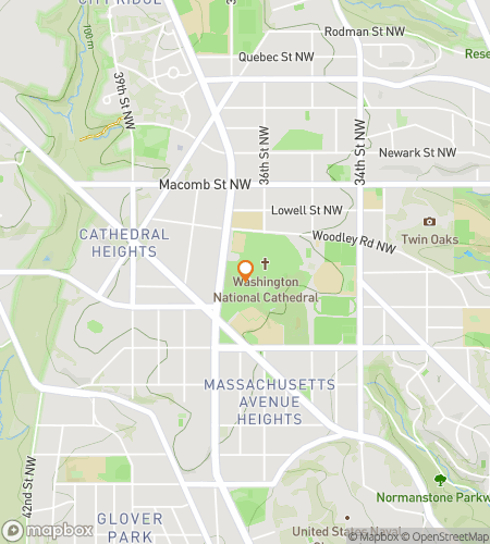 Map of scavenger hunt walking tour for Tenleytown‘s Tantalizing Treasure Hunt