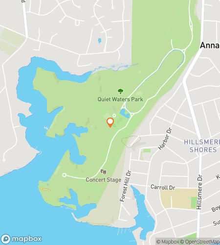 Map of scavenger hunt walking tour for Quiet Waters Park: Hunt Through the Wild & Wonderful

