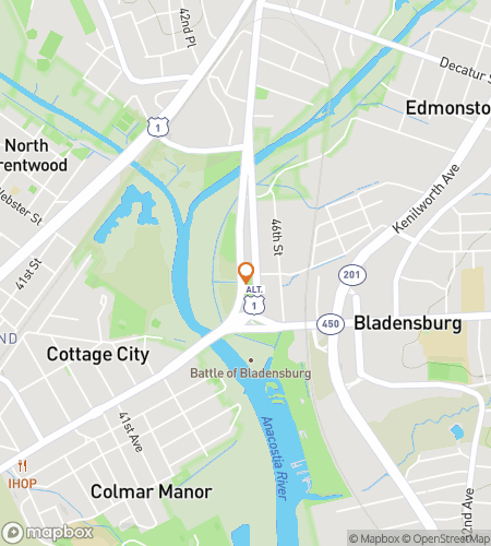 Mapa scavenger hunt procházky pro Colmar Manor‘s Marvelous Mystery Hunt