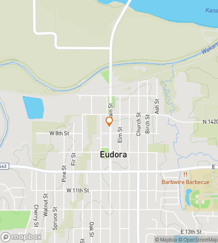 Mapa scavenger hunt pěší prohlídky pro Eudorable Downtown Dash