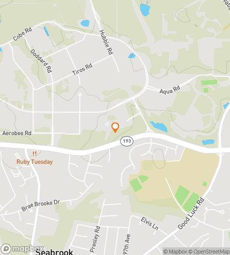 Kartta haastekävelykierrokselle Goddard Scavenger Hunt