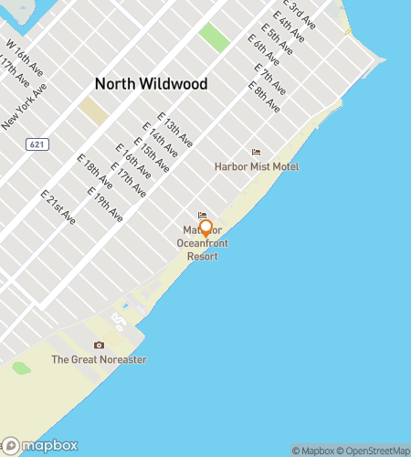 Map of scavenger hunt walking tour for Wildwood Scavenger Hunt