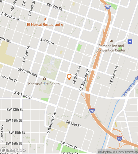 Mapa procházky s honbou za pokladem pro To Topeka, To Party