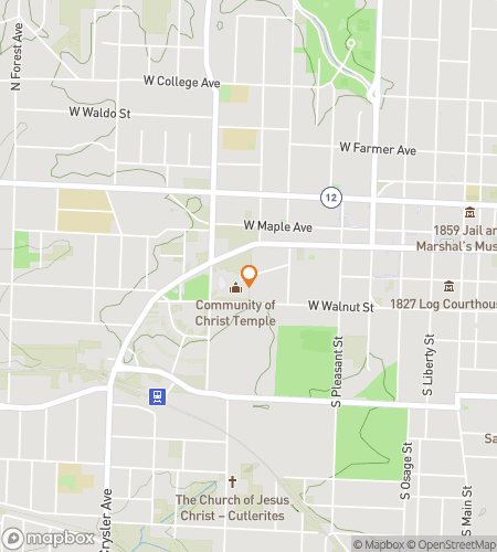 Mapa prohlídky scavenger hunt pro The Hunt for Independence