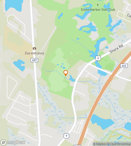 Map of scavenger hunt walking tour for Zoo-per Seekers: The Cape May Adventure