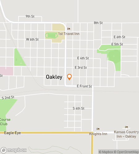 Map of scavenger hunt walking tour for  Oakley scavenger hunt