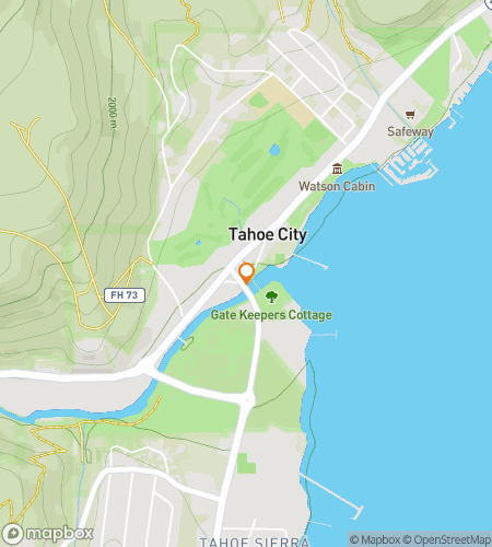 Карта пешеходной экскурсии с охотой за сокровищами для «Великой охоты по Лейк-Тахо»