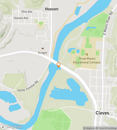 Map of scavenger hunt walking tour for Cleves‘ Clever Quest Capers