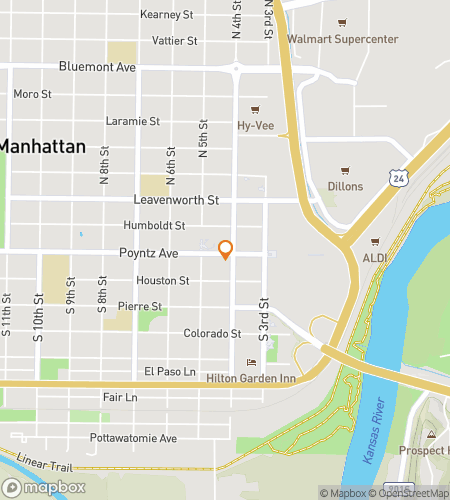 Map of scavenger hunt walking tour for Manhattan Bar Crawl